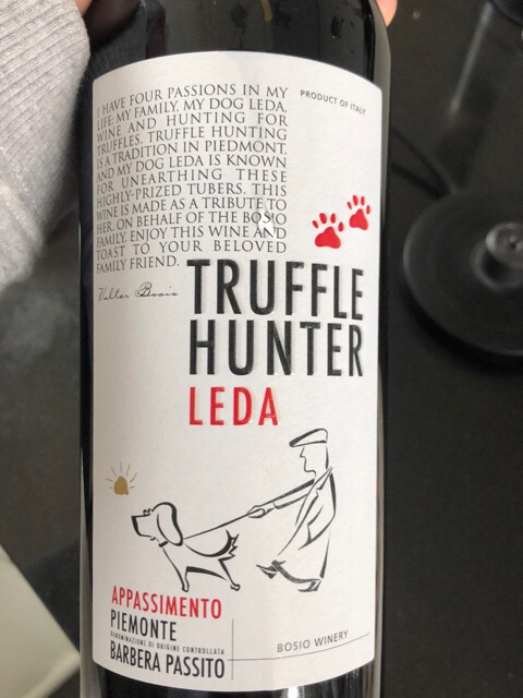 Luca Bosio Truffle Hunter Leda Appassimento Barbera Passito 2021