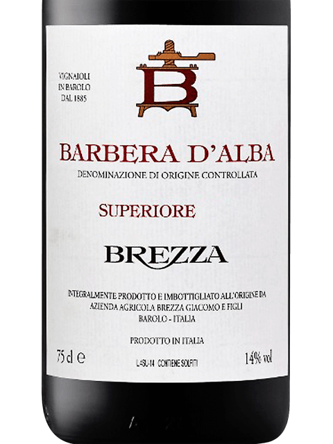 Brezza Barbera d'Alba Superiore 2020