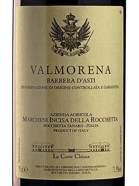 Marchesi Incisa della Rocchetta Valmorena Barbera d'Asti