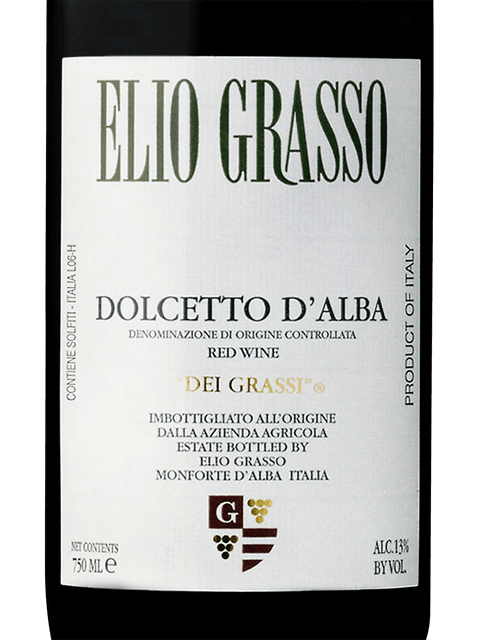 Elio Grasso Dolcetto d’Alba dei Grassi 2020