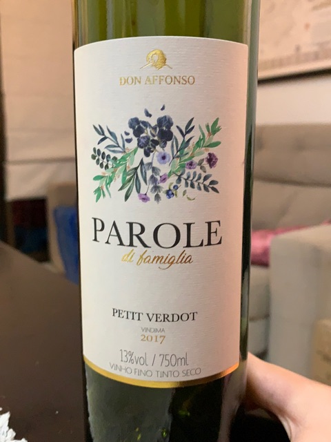 Don Affonso Parole di Famiglia Petit Verdot