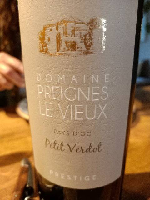 Domaine Preignes le Vieux - Maison Robert Vic Prestige Petit Verdot 2020