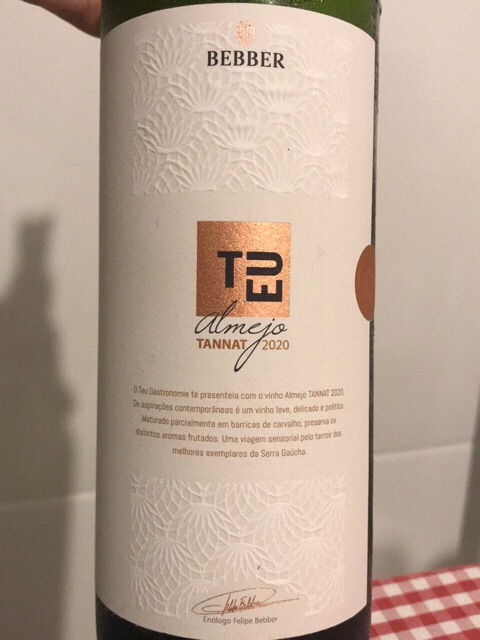 Familia Bebber Almejo Tannat 2020