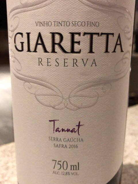 Giaretta Reserva Tannat 2020