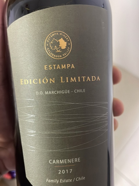 Estampa Edición Limitada Carménère 2018