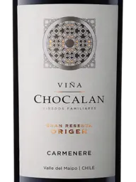 Viña Chocalán Origen Gran Reserva Carmenère 2021