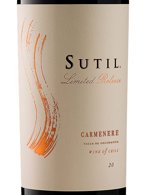 Sutil Limited Release Carmenère