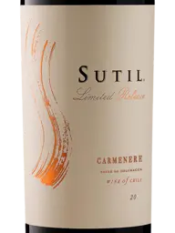 Sutil Limited Release Carmenère 2020
