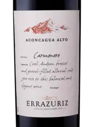 Errazuriz Aconcagua Alto Carmenère 2018