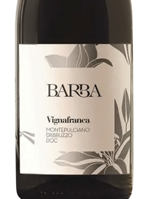 Barba Vignafranca Montepulciano d'Abruzzo 2017