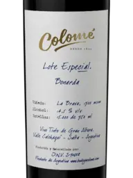 Colomé Bonarda Lote Especial 2023