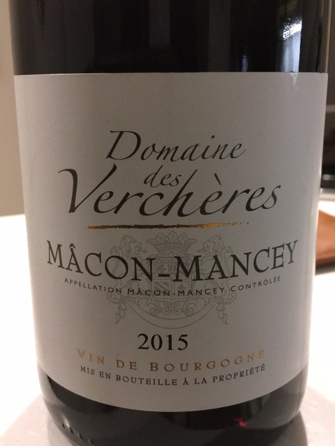 Domaine des Verchères Mâcon-Mancey 2018