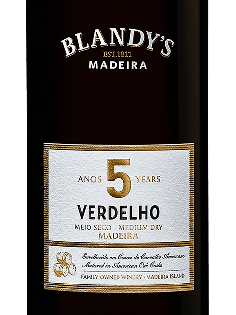 Blandy's 5 Year Old Verdelho Madeira (Medium Dry)