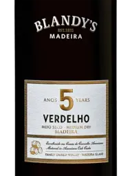 Blandy's 5 Year Old Verdelho Madeira (Medium Dry)