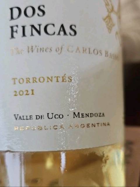 Carlos Basso Dos Fincas Torrontés