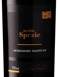 Terre di San Vincenzo Sette Spezie Negroamaro Salento 2021