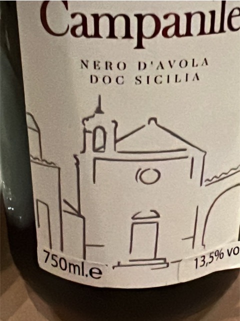 Rudini Campanile Nero d'Avola