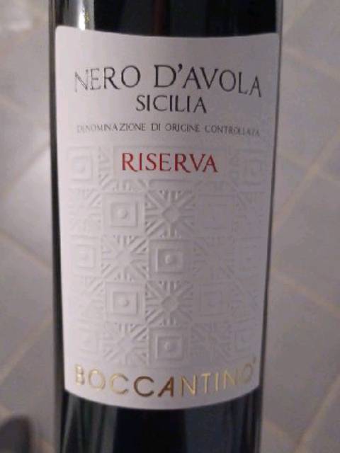 Boccantino Nero d'Avola Riserva 2017