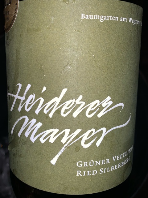 Heiderer Mayer Grüner Veltliner Silberberg 2020