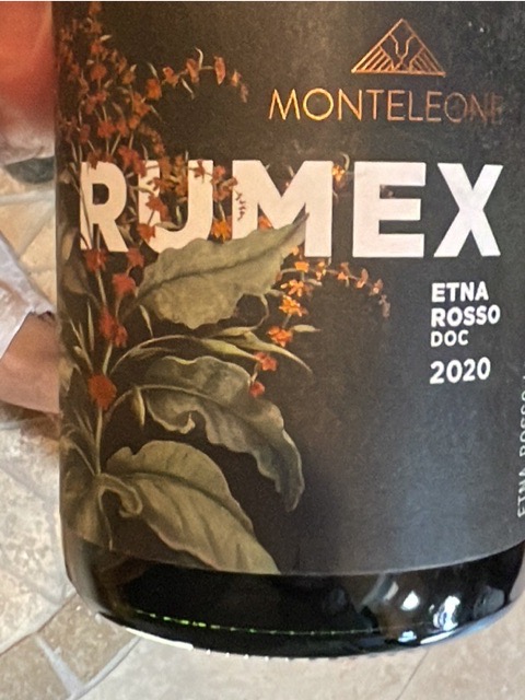 Monteleone Rumex Etna Rosso 2020