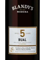 Blandy's 5 Year Old Bual Madeira (Medium Rich)