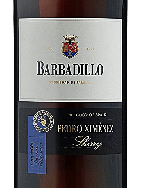 Barbadillo Pedro Ximénez Sherry