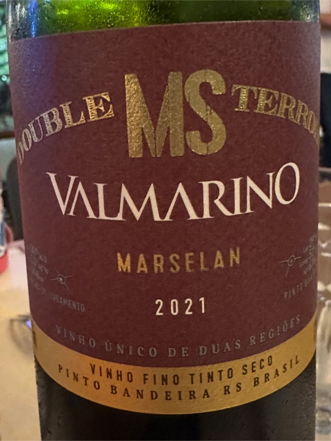 Valmarino Double Terroir Marselan