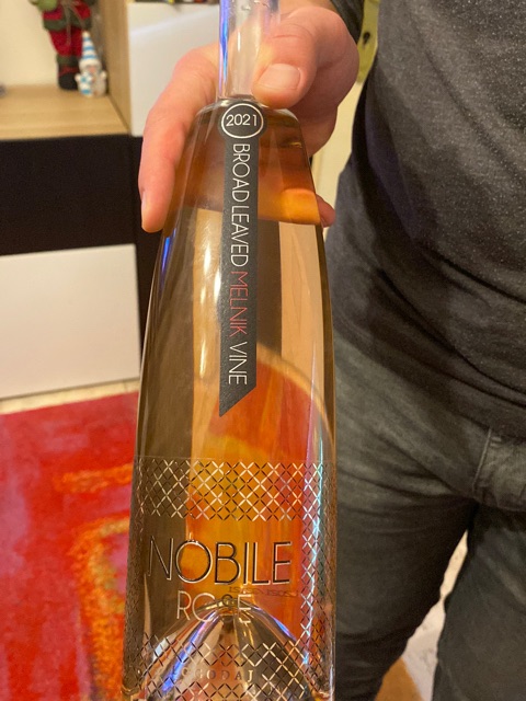 Logodaj Winery Nobile Broad Leaved Melnik Vine Rosé 2021