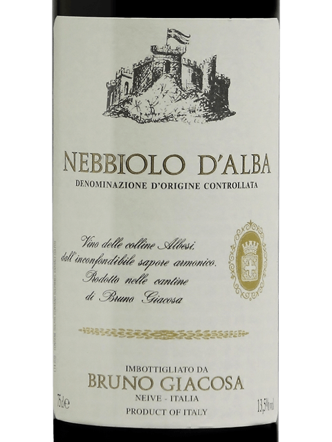 Bruno Giacosa Nebbiolo d’alba 2017