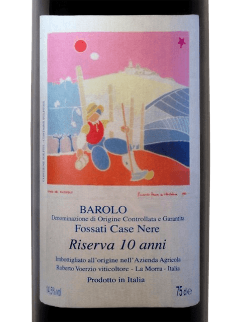 Roberto Voerzio Fossati Case Nere Barolo  Riserva 10 Anni 2010