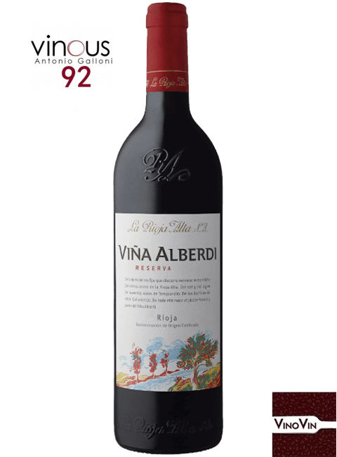 Vinho Viña Alberdi Reserva La Rioja 2018 - 750ml