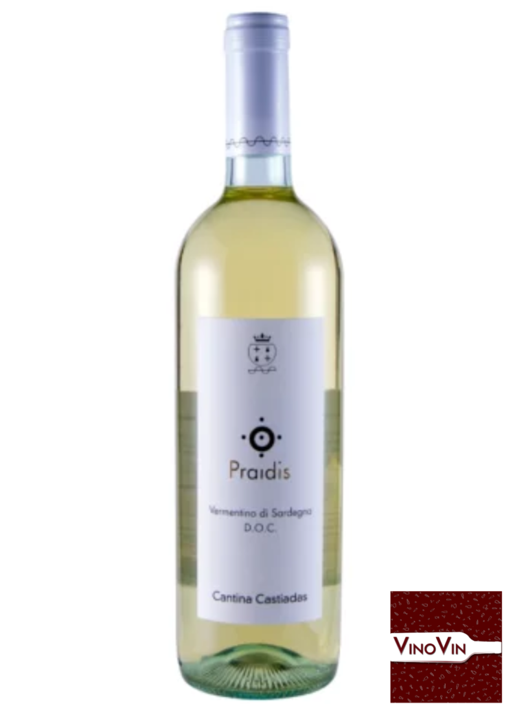 Vinho Praidis Vermentino Di Sardegna DOC 2024 – 750 ml