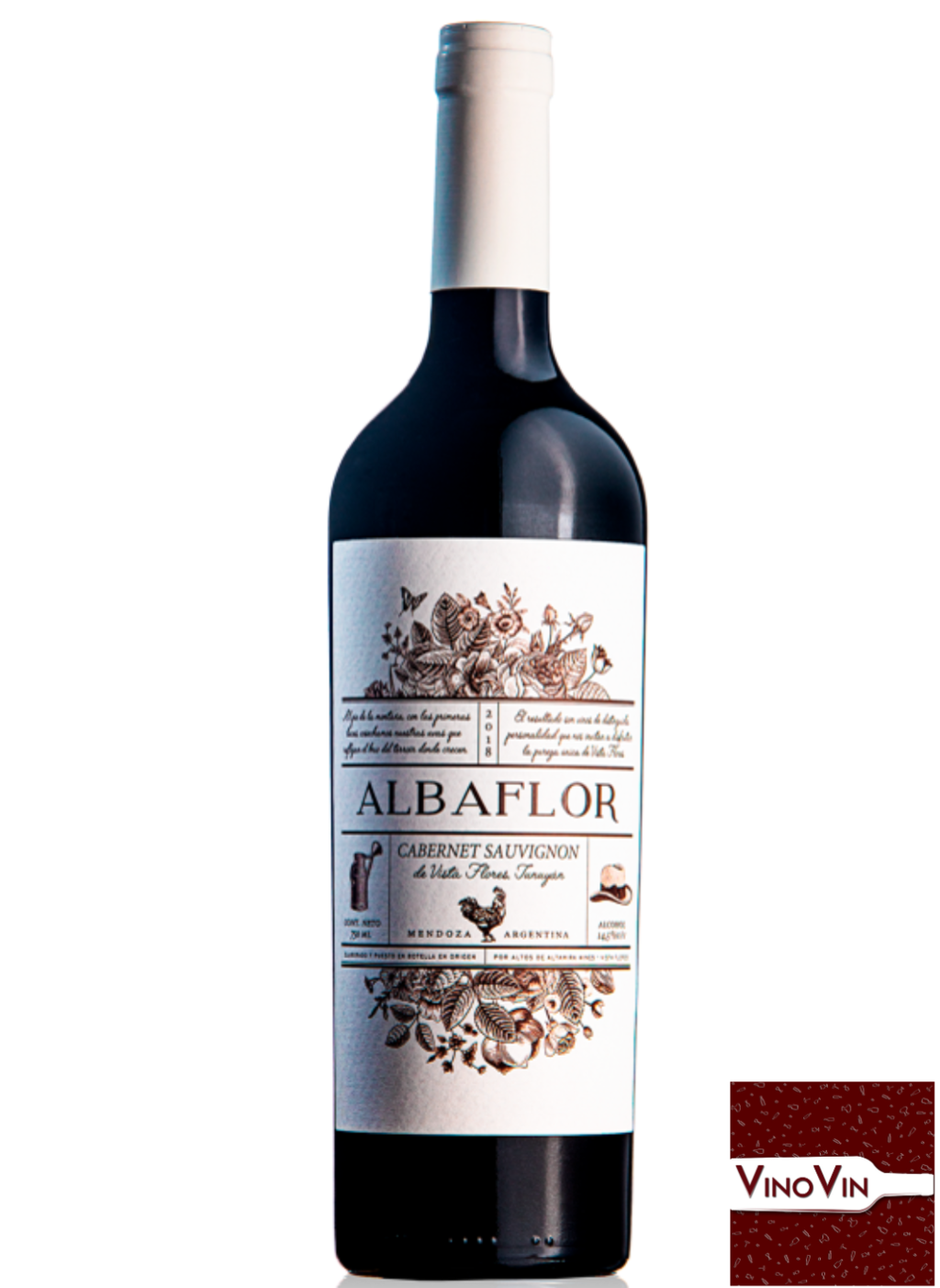 Vinho Albaflor Vistas Flores Cabernet Sauvignon 2023 – 750 ml