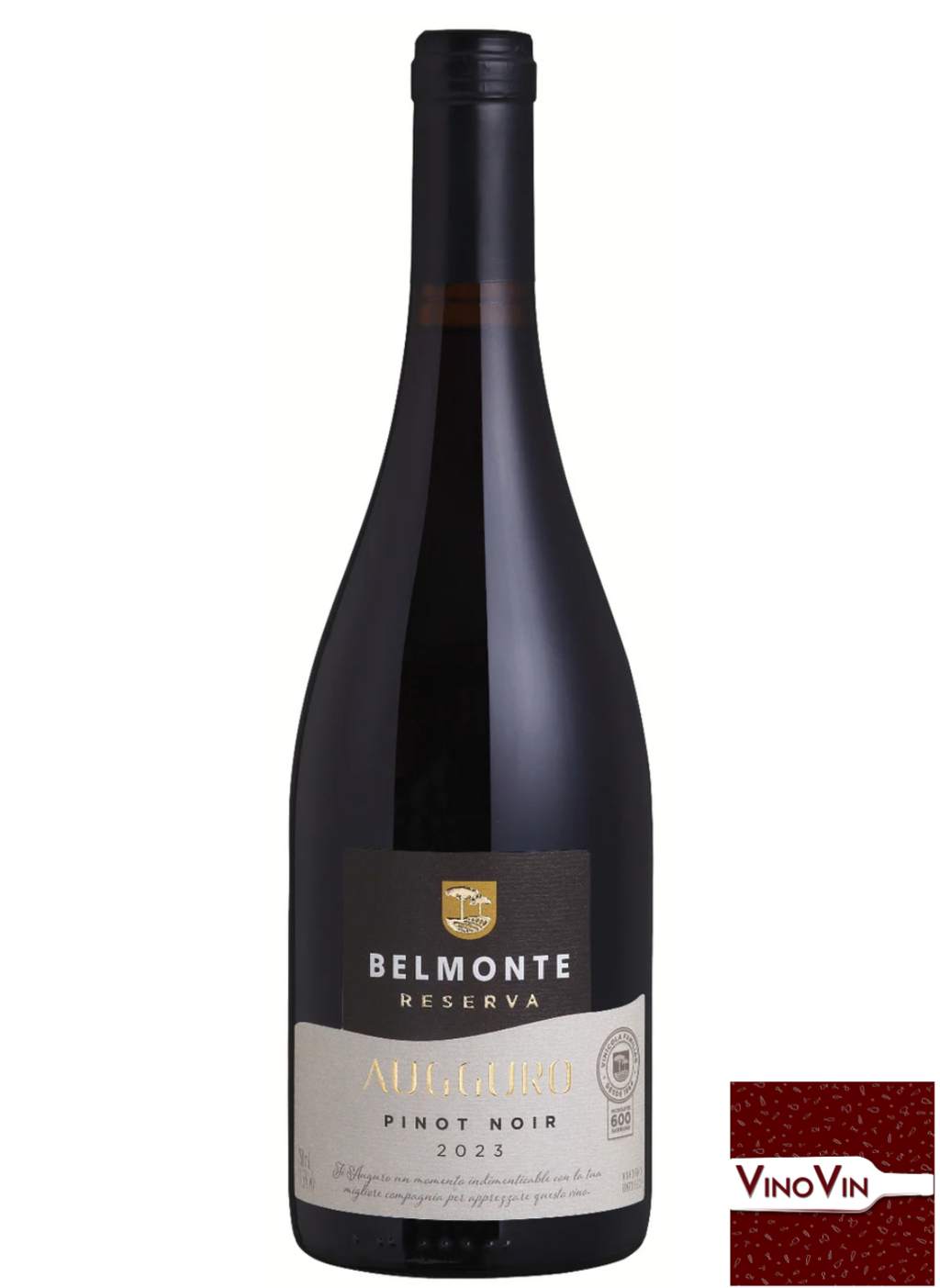 Vinho Belmonte Augguro Pinot Noir Reserva 2023 - 750 ml
