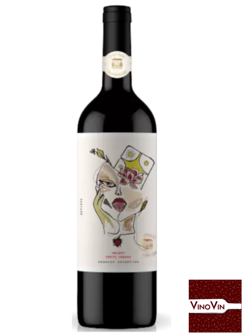 Vinho Chateau Subsônico Artista Malbec / Petit Verdot 2022 - 750 ml