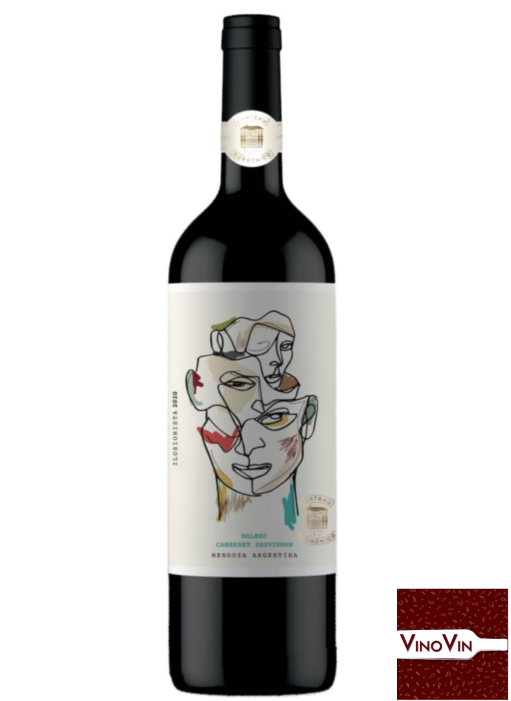Vinho Chateau Subsônico Ilusionista Malbec / Cabernet Sauvignon 2022 - 750 ml