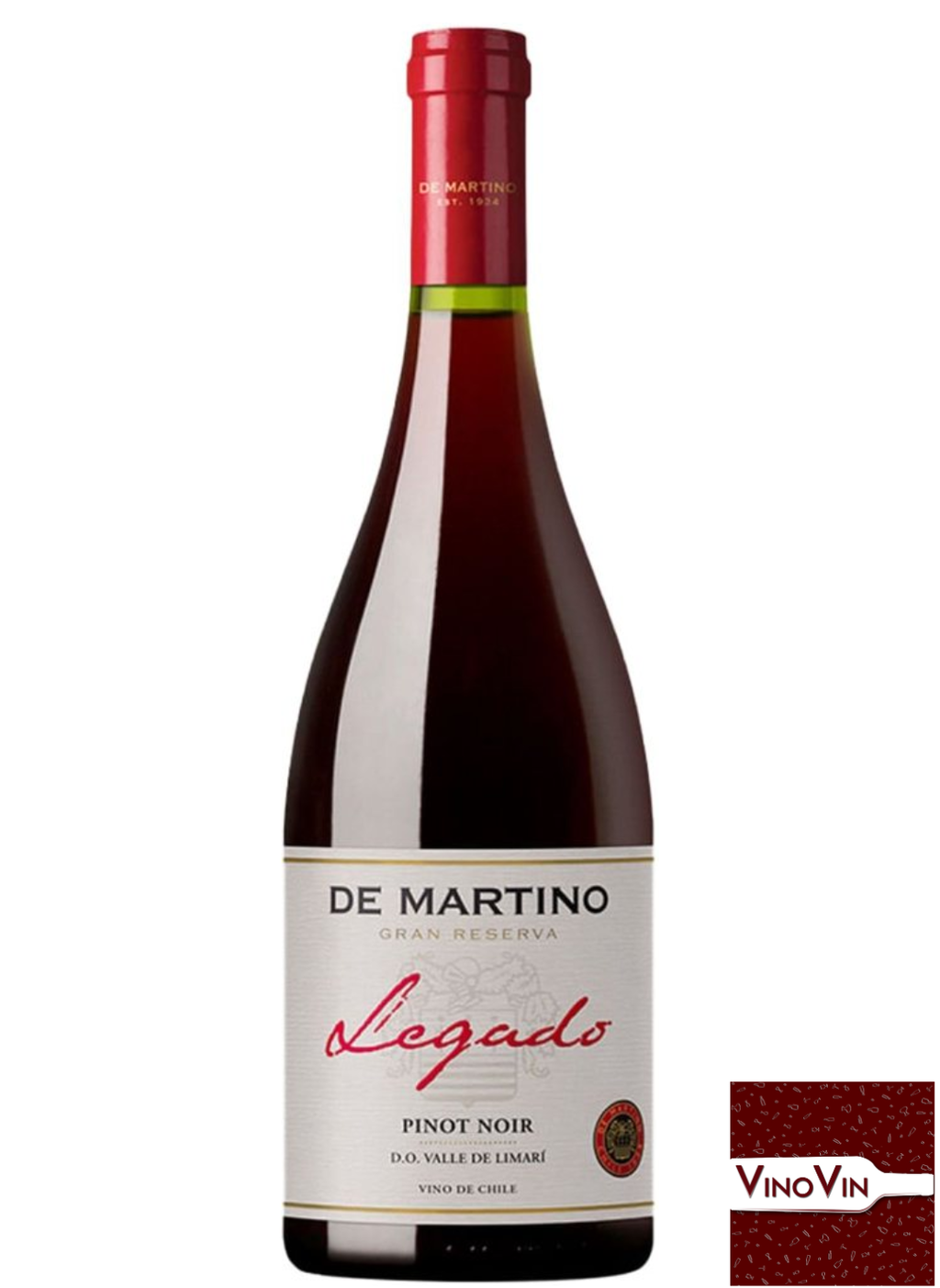 Vinho De Martino Legado Gran Reserva Pinot Noir 2023 – 750 ml