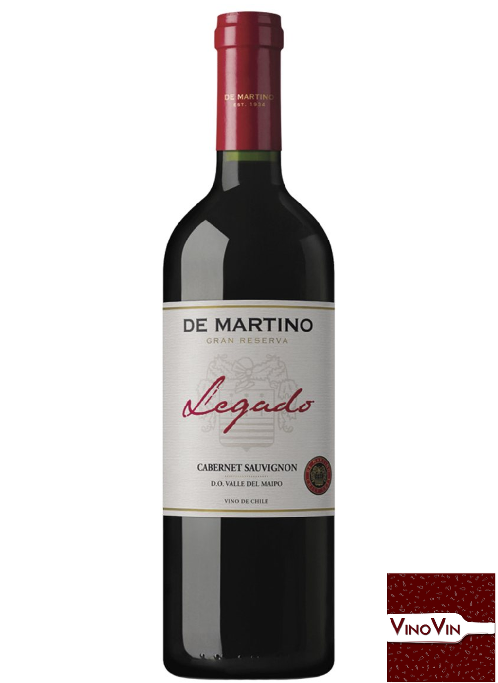 Vinho De Martino Legado Gran Reserva Cabernet Sauvignon 2022 – 750 ml